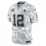 Roger Staubach Dallas Cowboys Nike 2024 Salute to Service Retired Player Limited Jersey - Arctic Camo