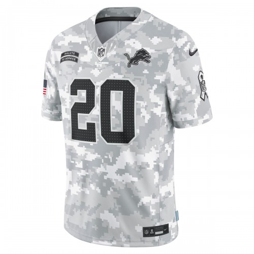 Barry Sanders Detroit Lions Nike 2024 Salute to Service Retired Player Limited Jersey - Arctic Camo