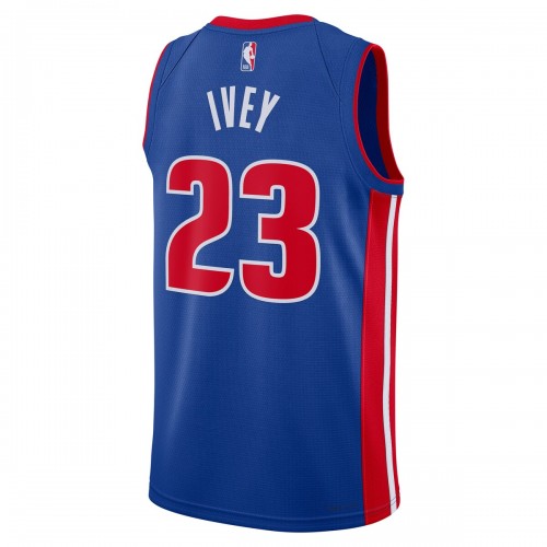 Jaden Ivey Detroit Pistons Nike Unisex 2022 NBA Draft First Round Pick Swingman Jersey - Icon Edition - Blue