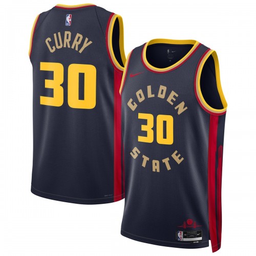 Stephen Curry Golden State Warriors Nike Unisex 2024/25 Swingman Player Jersey - City Edition - Navy