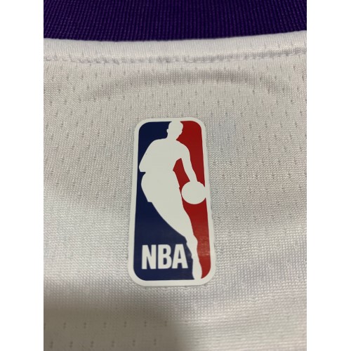 Men's Los Angeles Lakers LeBron James #23 White Swingman Jersey - Association Edition