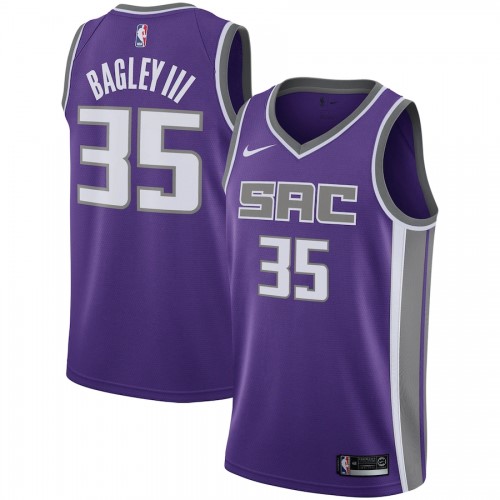 Men's Sacramento Kings Marvin Bagley III #35 Nike Purple Swingman Jersey - Icon Edition