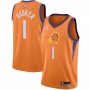 Men's Phoenix Suns Devin Booker #1 Jordan Orange 2020/21 Swingman Jersey - Statement Edition