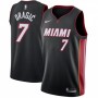 Men's Miami Heat Goran Dragic #7 Nike Black Swingman Jersey - Icon Edition