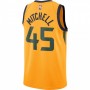 Men's Utah Jazz Donovan Mitchell #45 Jordan Gold 2020/21 Swingman Jersey - Statement Edition