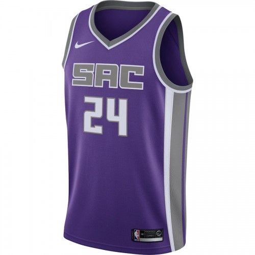 Men's Sacramento Kings Buddy Hield #24 Nike Purple Swingman Jersey - Icon Edition