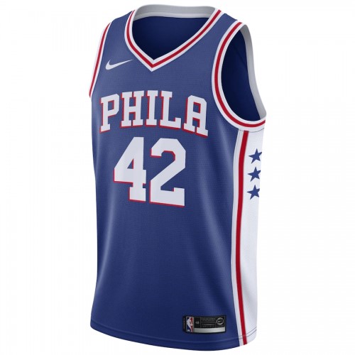 Men's Philadelphia 76ers Al Horford #42 Nike Royal 2019/20 Swingman Jersey - Icon Edition