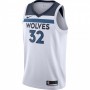 Men's Minnesota Timberwolves Karl-Anthony Towns #32 Nike White Swingman Jersey - Association Edition