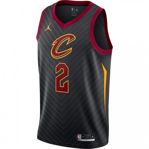 Men's Cleveland Cavaliers Collin Sexton #2 Jordan Black 2020/21 Swingman Jersey - Statement Edition