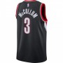 Men's Portland Trail Blazers C.J. McCollum #3 Nike Black 2020/21 Swingman Jersey - Icon Edition