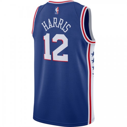 Men's Philadelphia 76ers Tobias Harris #12 Nike Royal 2020/21 Swingman Jersey - Icon Edition