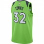 Men's Minnesota Timberwolves Karl-Anthony Towns #32 Nike Green Swingman Jersey - Statement Edition