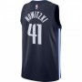 Men's Dallas Mavericks Dirk Nowitzki #41 Nike Navy Finished Swingman Jersey - Statement Edition