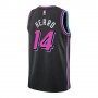 Men's Miami Heat Tyler Herro #14 Black 19-20 Swingman Jersey - City Edition