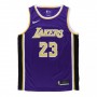 Men's Los Angeles Lakers LeBron James #23 Purple Swingman Jersey - Statement Edition