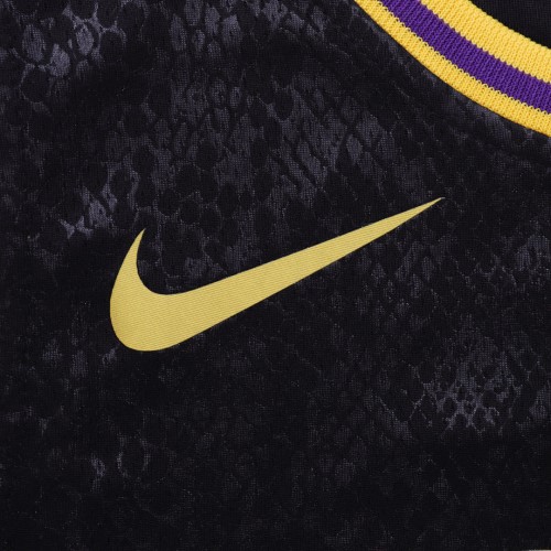 Men's Los Angeles Lakers Kobe Bryant #8 Black Swingman Jersey - City Edition