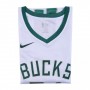 Men's Milwaukee Bucks Giannis Antetokounmpo #34 White Swingman Jersey - Association Edition