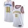 Men's Golden State Warriors Klay Thompson #11 White Classics Swingman Jersey - Classic Edition