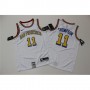 Men's Golden State Warriors Klay Thompson #11 White Classics Swingman Jersey - Classic Edition