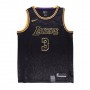 Men's Los Angeles Lakers Anthony Davis #3 Black Swingman Jersey - City Edition