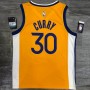 Men's Golden State Warriors Stephen Curry #30 Jordan Gold 2020/21 Swingman Jersey - Statement Edition