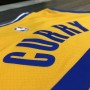 Men's Golden State Warriors Stephen Curry #30 Jordan Gold 2020/21 Swingman Jersey - Statement Edition