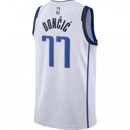 Men's Dallas Mavericks Luka Doncic #77 Nike White 2020/21 Swingman Jersey - Association Edition