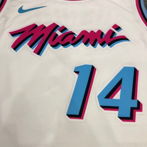 Men's Miami Heat Tyler Herro #14 White 19-20 Swingman Jersey - City Edition