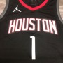 Men's Houston Rockets Tracy McGrady #1 Jordan Black 20/21 Swingman Jersey - Statement Edition