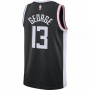 Men's LA Clippers Paul George #13 Nike Black 2020/21 Swingman Player Jersey – City Edition