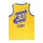 Men's Golden State Warriors Curry #30 Yellow Classics Finished Swingman Jersey -City Classic Edition