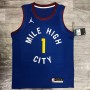 Men's Denver Nuggets Michael Porter Jr. #1 Jordan Blue 2020/21 Swingman Jersey - Statement Edition