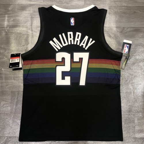 Men's Denver Nuggets Jamal Murray #27 Nike Black Swingman Player Jersey – City Edition