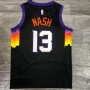 Men's Phoenix Suns Steve Nash #13 Nike Black 2021 Swingman Jersey - City Edition