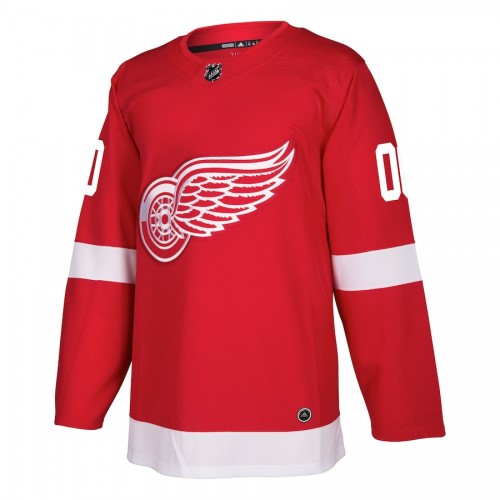 Men's Detroit Red Wings adidas Red Authentic Custom Jersey