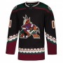 Men's Arizona Coyotes adidas Black Alternate Authentic Custom Jersey