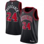 Men's Chicago Bulls Lauri Markkanen #24 Jordan Black 2020/21 Swingman Jersey-Statement Edition