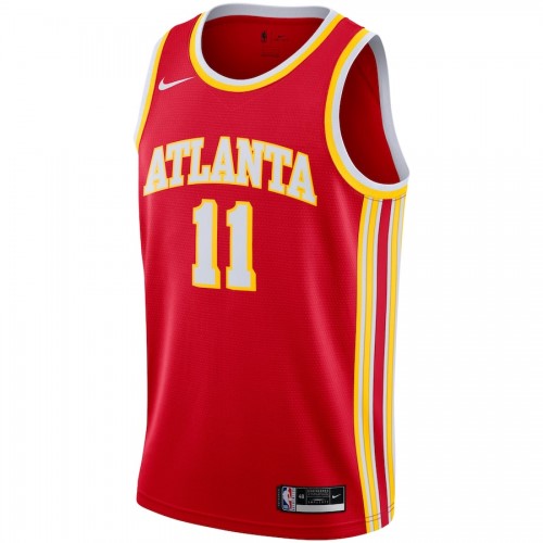 Men's Atlanta Hawks Trae Young #11 Nike Red 2020/21 Swingman Jersey - Icon Edition