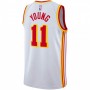 Men's Atlanta Hawks Trae Young #11 Nike White 2020/21 Swingman Jersey - Association Edition