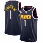 Men's Denver Nuggets Michael Porter Jr. #1 Nike Navy 2020/21 Swingman Jersey – Icon Edition