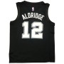 Men's San Antonio Spurs Lamarcus Aldridge #12 Nike Black 20/21 Swingman Jersey - City Edition