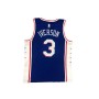 Men's Philadelphia 76ers Allen Iverson #3 Nike Royal Swingman Jersey - Icon Edition