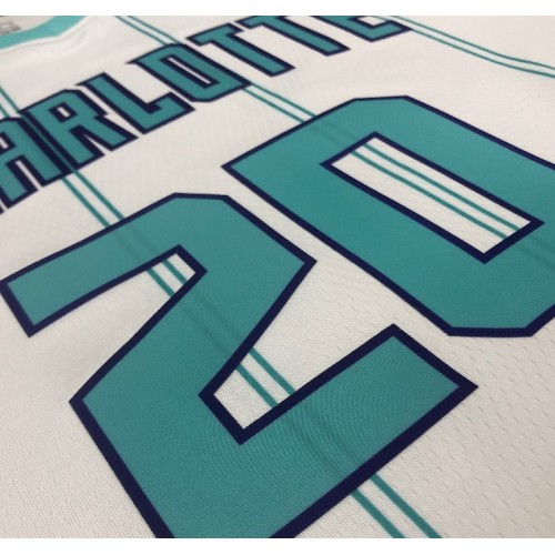 Men's Charlotte Hornets Hayward #20 Jordan Brand White 20/21 Swingman Jersey - Association Edition