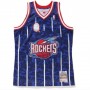 BAPE x Throwback Mitchell & Ness Rockets ABC Navy Basketball Swingman Jersey