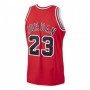 Men's Chicago Bulls Michael Jordan #23 Throwback Mitchell & Ness Red 1997-98 Hardwood Classics Player Jersey