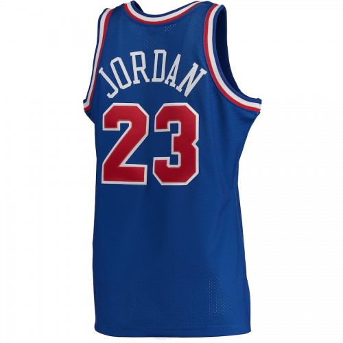 Men's Michael Jordan #23 Throwback Mitchell & Ness Blue 1993 NBA All-Star Game Hardwood Classics Jersey