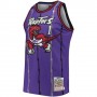 Men's Toronto Raptors Tracy McGrady #1 Throwback Mitchell & Ness Purple 98-99 Hardwood Classics Jersey