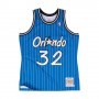 Men's Orlando Magic Shaquille O'Neal #32 Throwback Mitchell & Ness Blue 94-95 Hardwood Classics Jersey