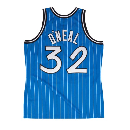 Men's Orlando Magic Shaquille O'Neal #32 Throwback Mitchell & Ness Blue 94-95 Hardwood Classics Jersey