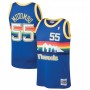 Men's Denver Nuggets Dikembe Mutombo #55 Mitchell&Ness Blue 91-92 Hardwood Classics Swingman Jersey